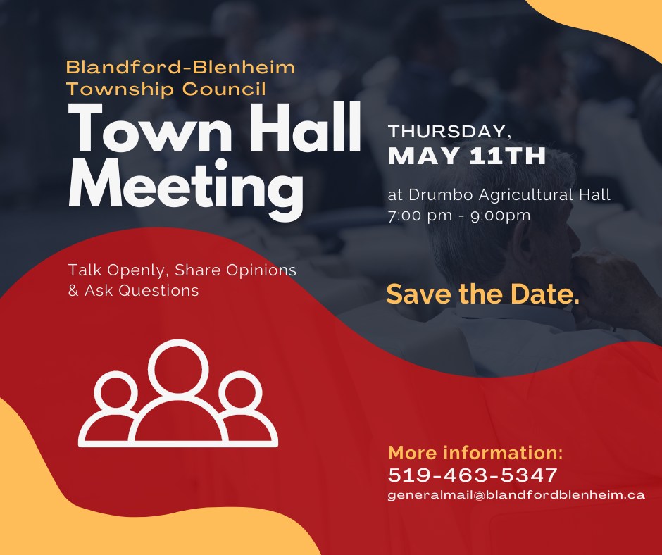 Town Hall Meeting Save the Date
