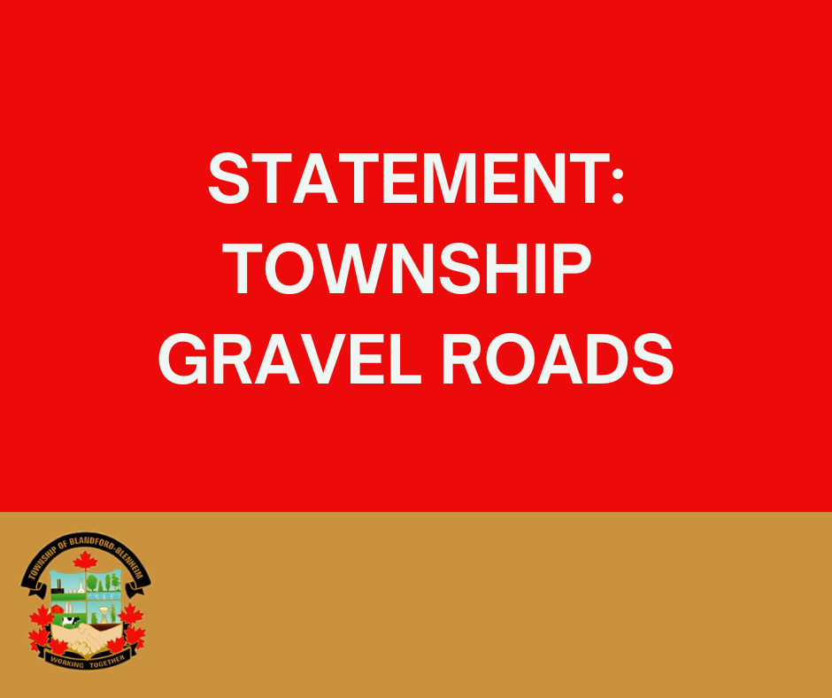 Gravel Roads Statement Image